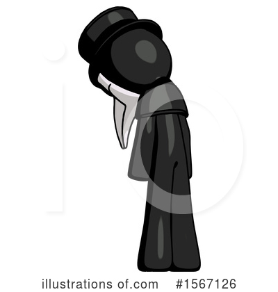Royalty-Free (RF) Black Design Mascot Clipart Illustration by Leo Blanchette - Stock Sample #1567126