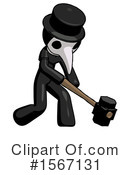 Black Design Mascot Clipart #1567131 by Leo Blanchette