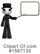Black Design Mascot Clipart #1567133 by Leo Blanchette