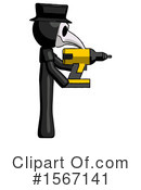 Black Design Mascot Clipart #1567141 by Leo Blanchette