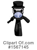Black Design Mascot Clipart #1567145 by Leo Blanchette
