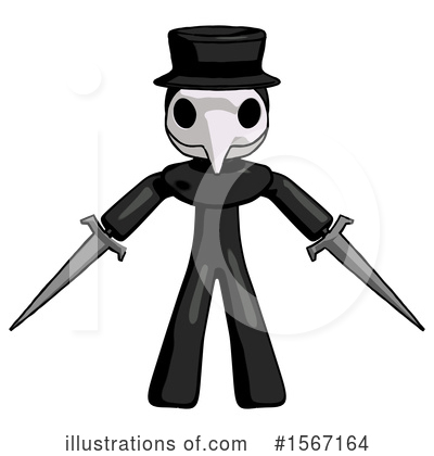 Royalty-Free (RF) Black Design Mascot Clipart Illustration by Leo Blanchette - Stock Sample #1567164