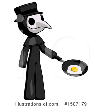 Royalty-Free (RF) Black Design Mascot Clipart Illustration by Leo Blanchette - Stock Sample #1567179