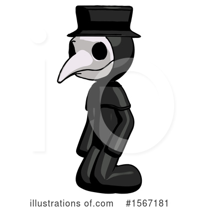 Royalty-Free (RF) Black Design Mascot Clipart Illustration by Leo Blanchette - Stock Sample #1567181