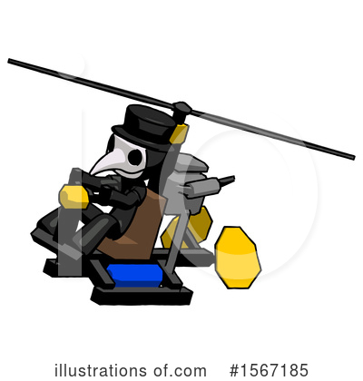 Royalty-Free (RF) Black Design Mascot Clipart Illustration by Leo Blanchette - Stock Sample #1567185