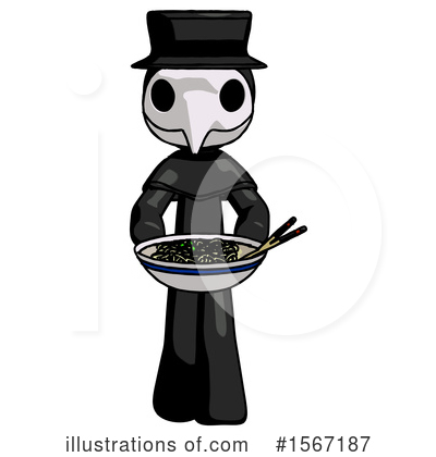 Royalty-Free (RF) Black Design Mascot Clipart Illustration by Leo Blanchette - Stock Sample #1567187