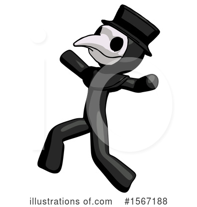 Royalty-Free (RF) Black Design Mascot Clipart Illustration by Leo Blanchette - Stock Sample #1567188