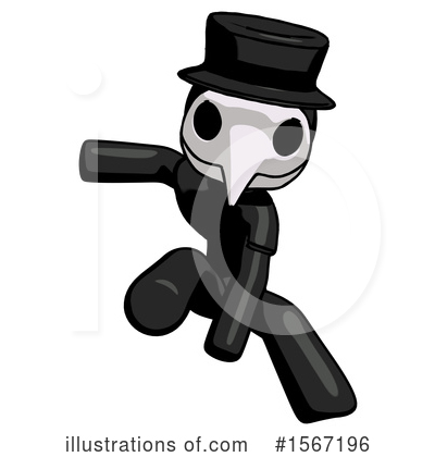 Royalty-Free (RF) Black Design Mascot Clipart Illustration by Leo Blanchette - Stock Sample #1567196