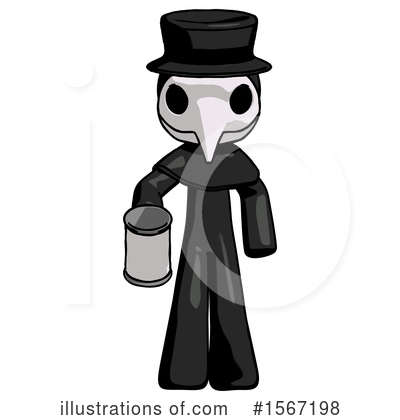 Royalty-Free (RF) Black Design Mascot Clipart Illustration by Leo Blanchette - Stock Sample #1567198