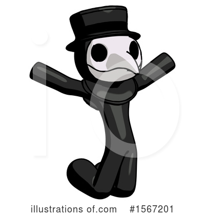 Royalty-Free (RF) Black Design Mascot Clipart Illustration by Leo Blanchette - Stock Sample #1567201