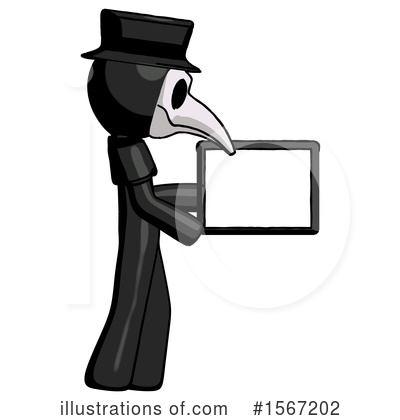 Royalty-Free (RF) Black Design Mascot Clipart Illustration by Leo Blanchette - Stock Sample #1567202