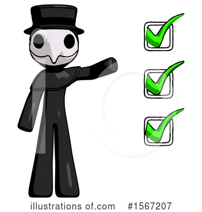 Royalty-Free (RF) Black Design Mascot Clipart Illustration by Leo Blanchette - Stock Sample #1567207