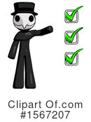 Black Design Mascot Clipart #1567207 by Leo Blanchette