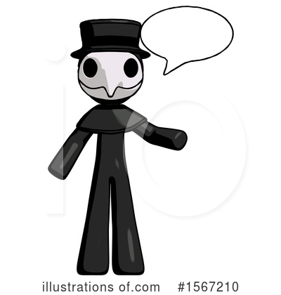 Royalty-Free (RF) Black Design Mascot Clipart Illustration by Leo Blanchette - Stock Sample #1567210