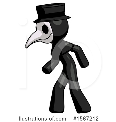 Royalty-Free (RF) Black Design Mascot Clipart Illustration by Leo Blanchette - Stock Sample #1567212