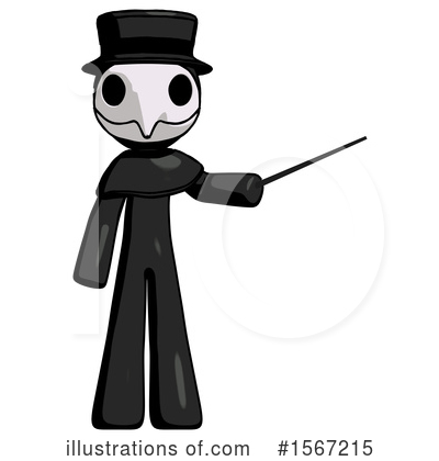 Royalty-Free (RF) Black Design Mascot Clipart Illustration by Leo Blanchette - Stock Sample #1567215