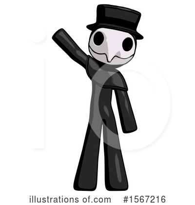 Royalty-Free (RF) Black Design Mascot Clipart Illustration by Leo Blanchette - Stock Sample #1567216