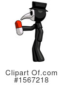 Black Design Mascot Clipart #1567218 by Leo Blanchette