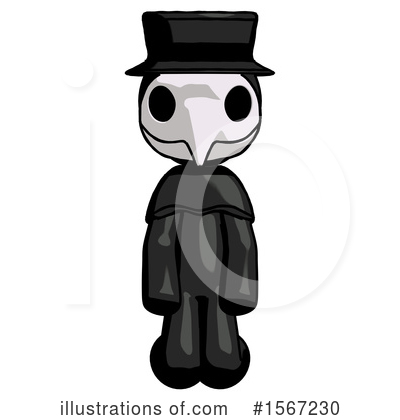 Royalty-Free (RF) Black Design Mascot Clipart Illustration by Leo Blanchette - Stock Sample #1567230