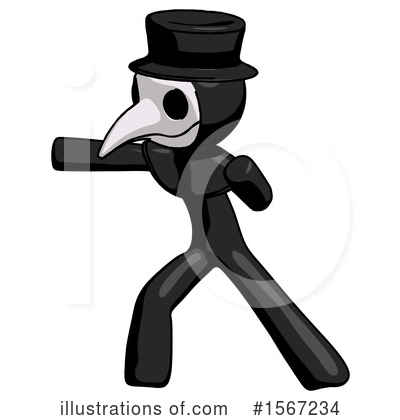 Royalty-Free (RF) Black Design Mascot Clipart Illustration by Leo Blanchette - Stock Sample #1567234