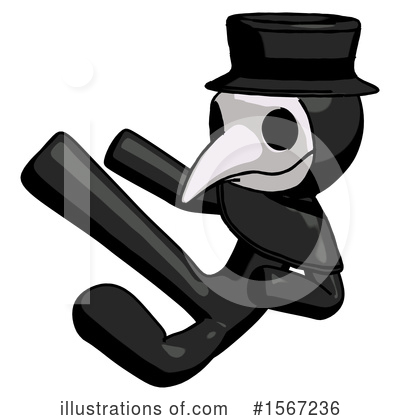 Royalty-Free (RF) Black Design Mascot Clipart Illustration by Leo Blanchette - Stock Sample #1567236