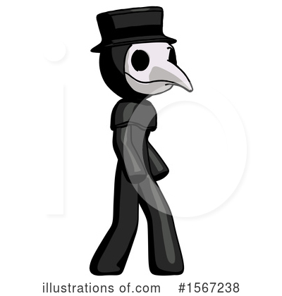 Royalty-Free (RF) Black Design Mascot Clipart Illustration by Leo Blanchette - Stock Sample #1567238
