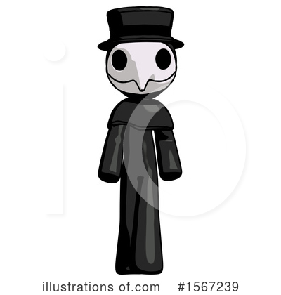 Royalty-Free (RF) Black Design Mascot Clipart Illustration by Leo Blanchette - Stock Sample #1567239