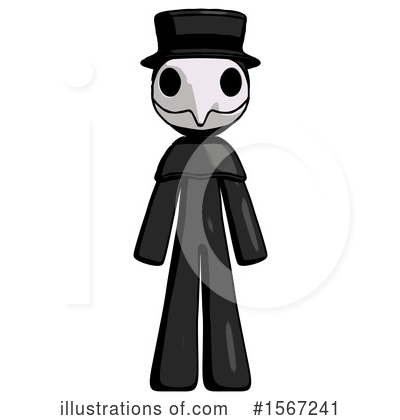 Royalty-Free (RF) Black Design Mascot Clipart Illustration by Leo Blanchette - Stock Sample #1567241