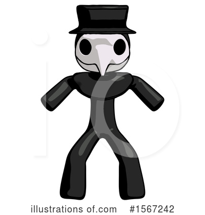 Royalty-Free (RF) Black Design Mascot Clipart Illustration by Leo Blanchette - Stock Sample #1567242