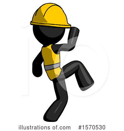 Royalty-Free (RF) Black Design Mascot Clipart Illustration by Leo Blanchette - Stock Sample #1570530