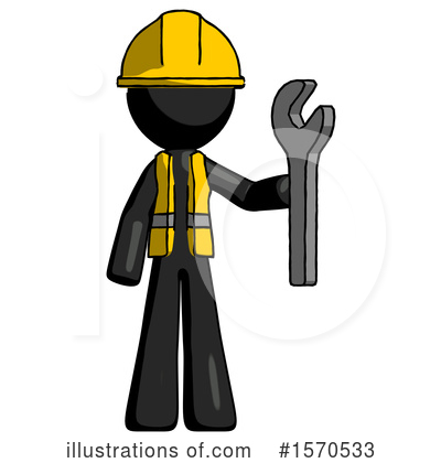 Royalty-Free (RF) Black Design Mascot Clipart Illustration by Leo Blanchette - Stock Sample #1570533