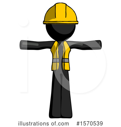 Royalty-Free (RF) Black Design Mascot Clipart Illustration by Leo Blanchette - Stock Sample #1570539