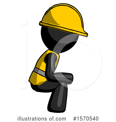 Royalty-Free (RF) Black Design Mascot Clipart Illustration by Leo Blanchette - Stock Sample #1570540
