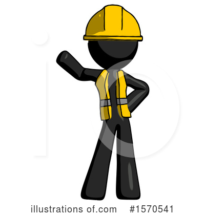 Royalty-Free (RF) Black Design Mascot Clipart Illustration by Leo Blanchette - Stock Sample #1570541