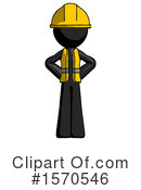 Black Design Mascot Clipart #1570546 by Leo Blanchette