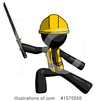 Royalty-Free (RF) Black Design Mascot Clipart Illustration by Leo Blanchette - Stock Sample #1570550