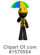 Black Design Mascot Clipart #1570554 by Leo Blanchette