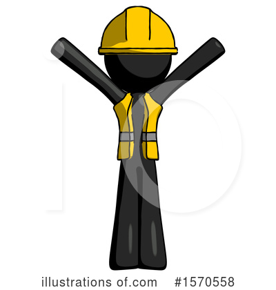 Royalty-Free (RF) Black Design Mascot Clipart Illustration by Leo Blanchette - Stock Sample #1570558
