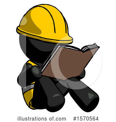 Royalty-Free (RF) Black Design Mascot Clipart Illustration by Leo Blanchette - Stock Sample #1570564