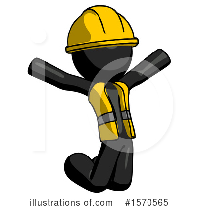 Royalty-Free (RF) Black Design Mascot Clipart Illustration by Leo Blanchette - Stock Sample #1570565