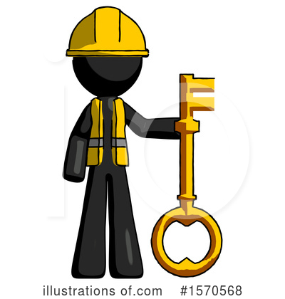 Royalty-Free (RF) Black Design Mascot Clipart Illustration by Leo Blanchette - Stock Sample #1570568