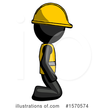 Royalty-Free (RF) Black Design Mascot Clipart Illustration by Leo Blanchette - Stock Sample #1570574