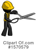 Black Design Mascot Clipart #1570579 by Leo Blanchette