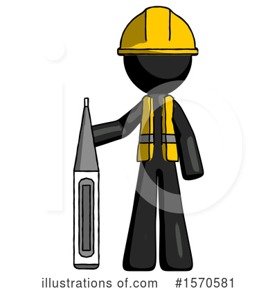 Royalty-Free (RF) Black Design Mascot Clipart Illustration by Leo Blanchette - Stock Sample #1570581
