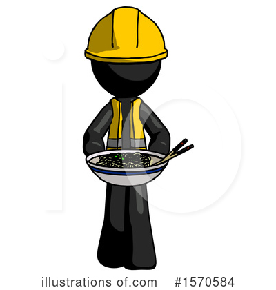 Royalty-Free (RF) Black Design Mascot Clipart Illustration by Leo Blanchette - Stock Sample #1570584