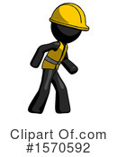 Black Design Mascot Clipart #1570592 by Leo Blanchette