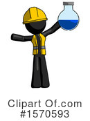 Black Design Mascot Clipart #1570593 by Leo Blanchette