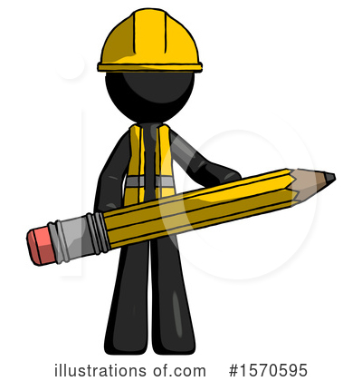 Royalty-Free (RF) Black Design Mascot Clipart Illustration by Leo Blanchette - Stock Sample #1570595