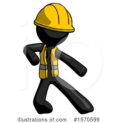 Royalty-Free (RF) Black Design Mascot Clipart Illustration by Leo Blanchette - Stock Sample #1570599