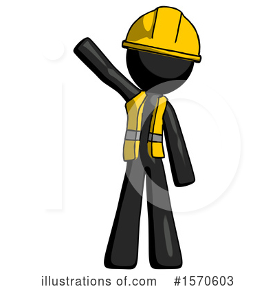Royalty-Free (RF) Black Design Mascot Clipart Illustration by Leo Blanchette - Stock Sample #1570603